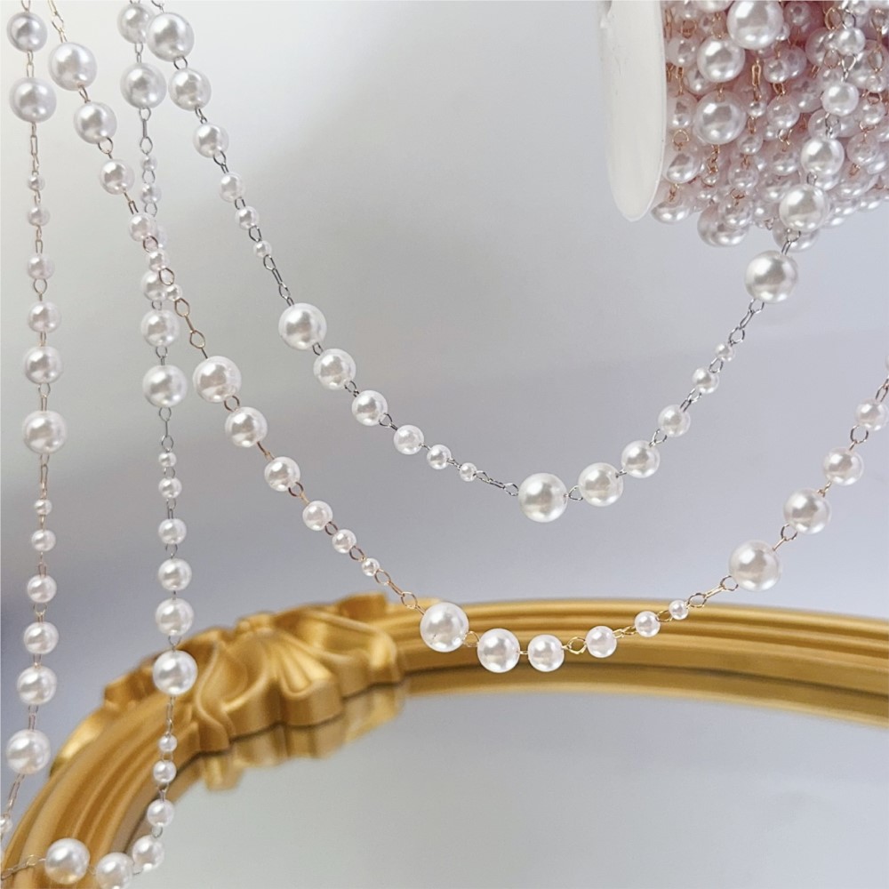 1meter 3-8mm Faux Pearl Beadin - đánh giá và giá Sewing Necessities