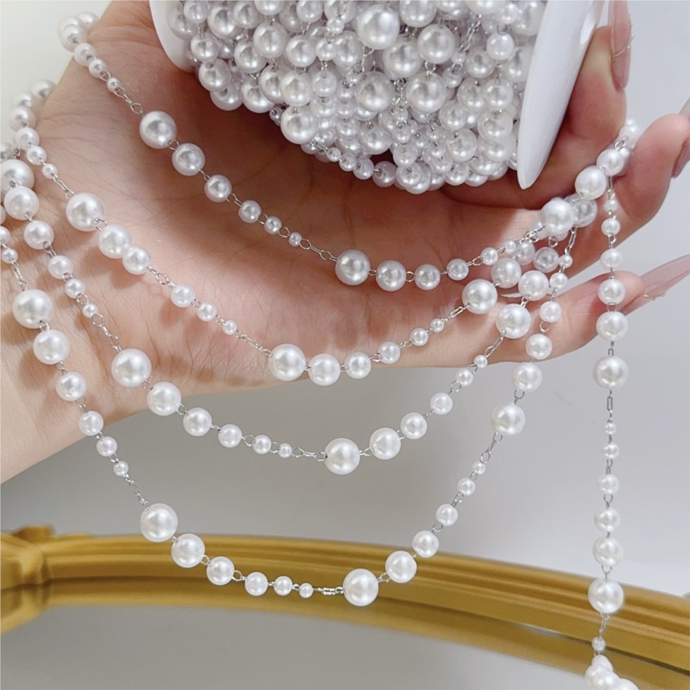 1meter 3-8mm Faux Pearl Beadin - đánh giá và giá Sewing Necessities