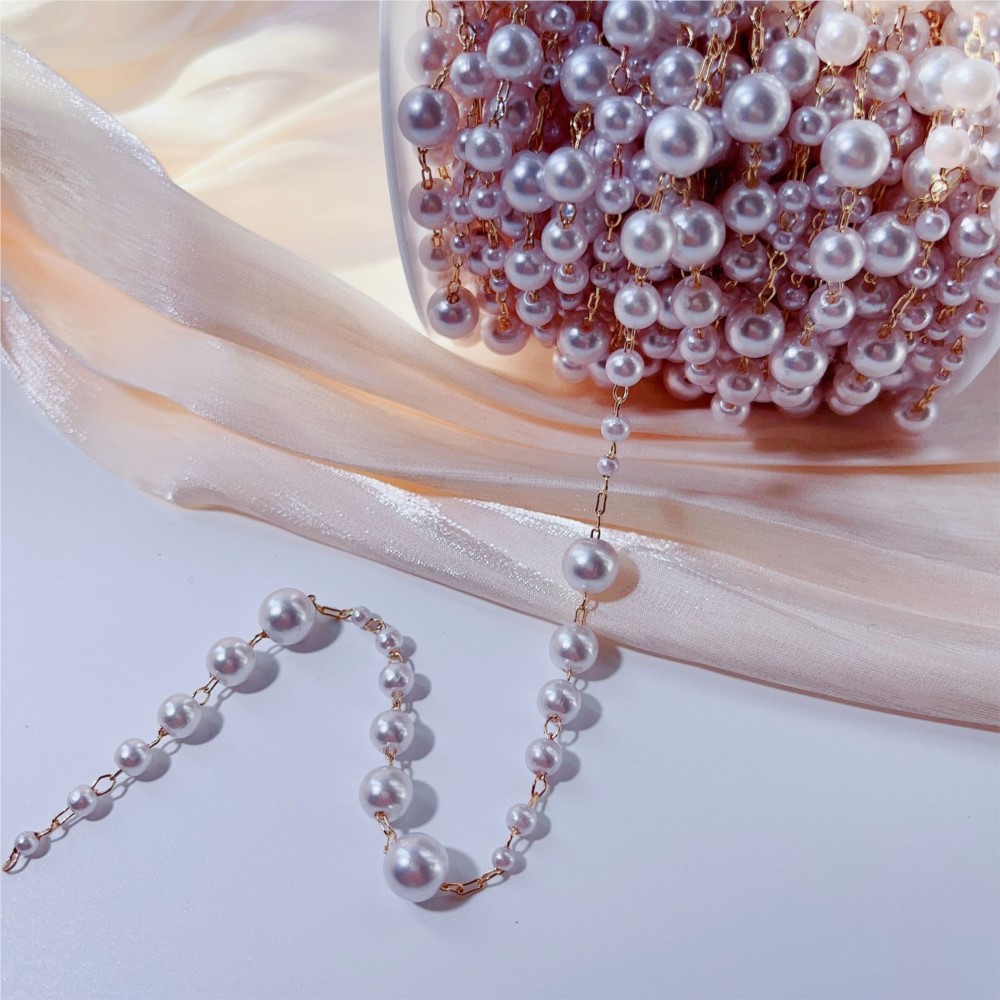 1meter 3-8mm Faux Pearl Beadin - đánh giá và giá Sewing Necessities