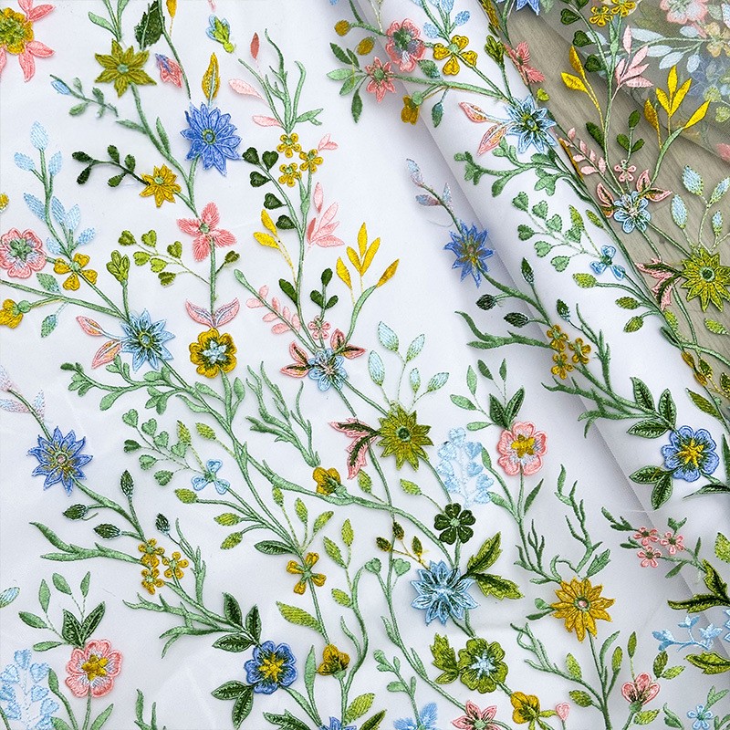 90x130cm Floral Vine Embroider - đánh giá và giá Textile For Sewing