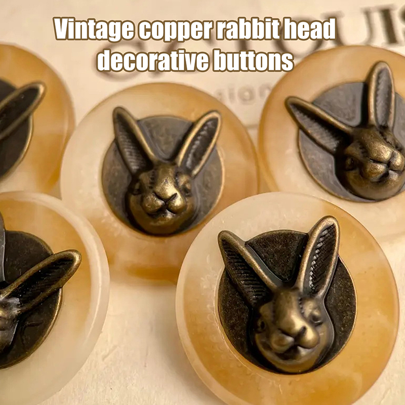 10pcs 25mm Vintage Copper Rabb - đánh giá và giá Textile For Sewing