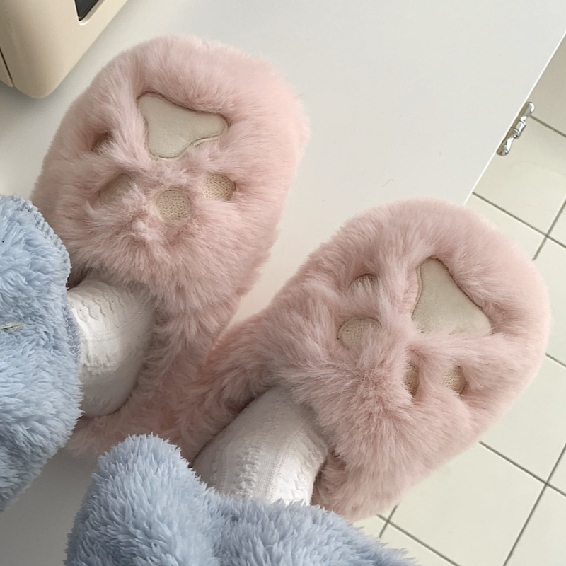 Women Indoor Furry Slippers Cu - đánh giá và giá Sewing House