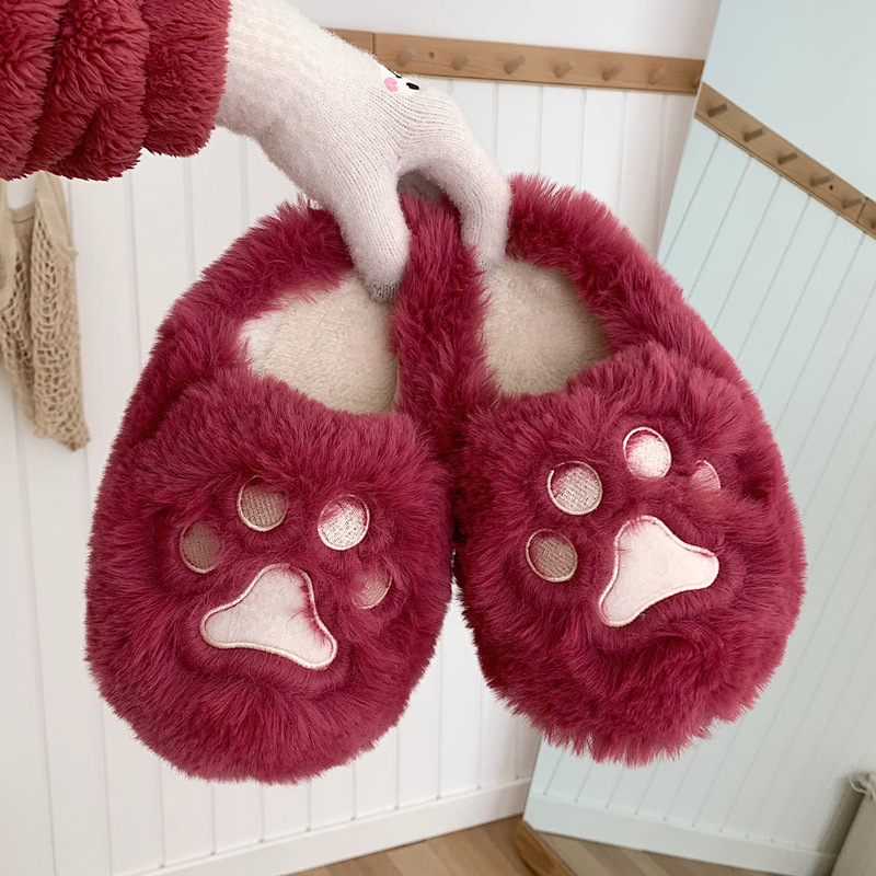 Women Indoor Furry Slippers Cu - đánh giá và giá Sewing House