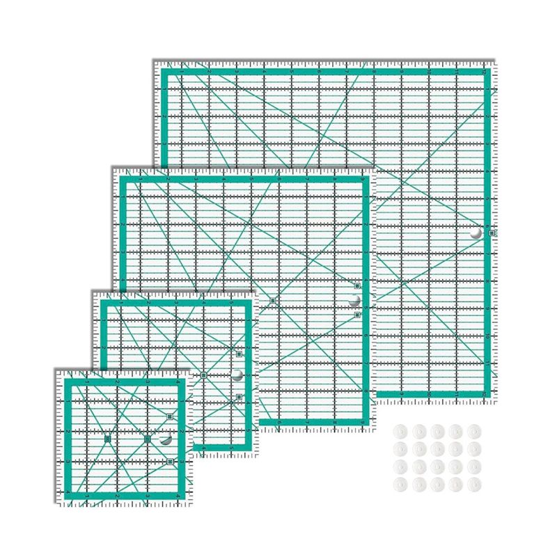 AEE4-Quilting Rulers,4 Square  - đánh giá và giá Quilting Ruler Square