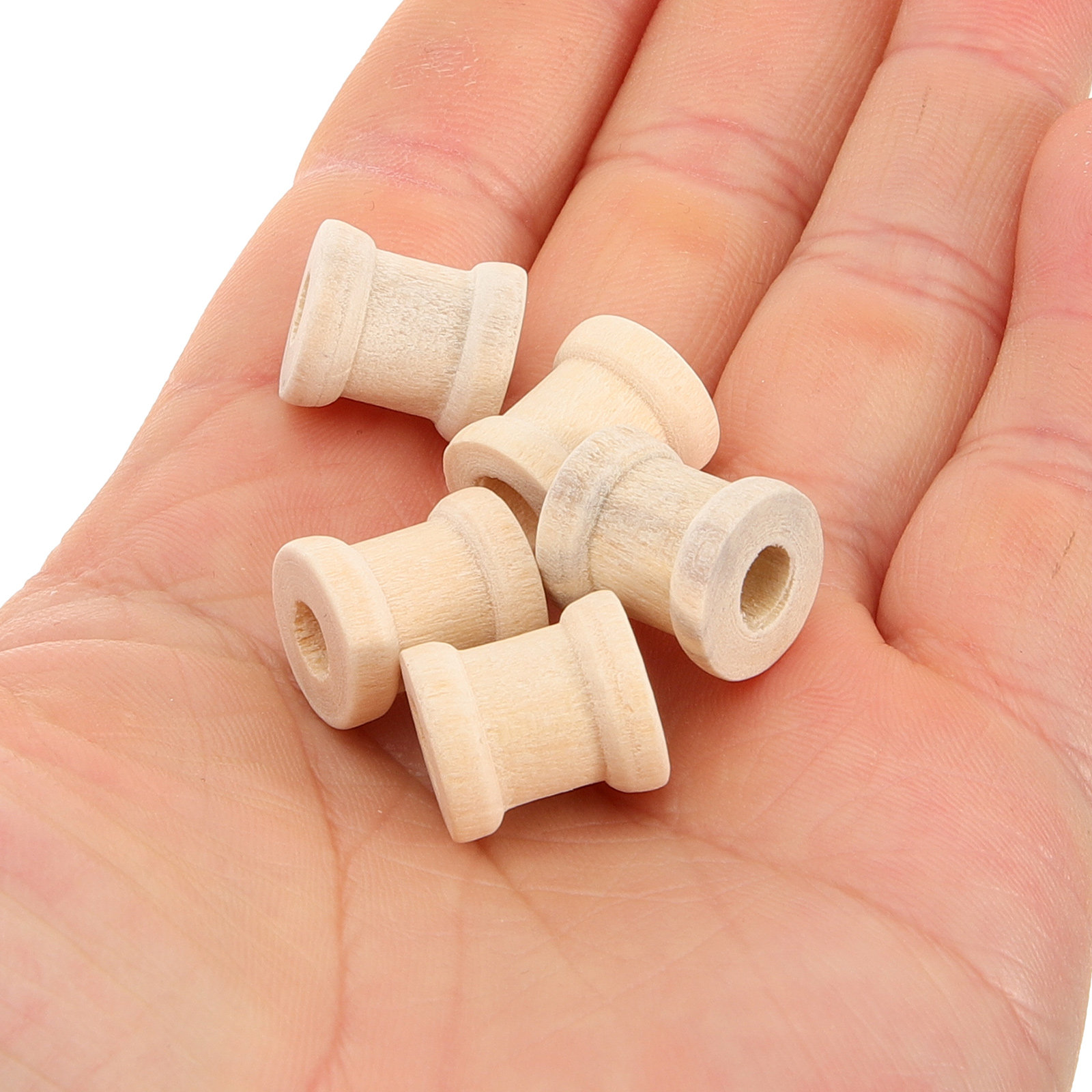 100Pcs Wooden Thread Spools Hi - đánh giá và giá Sewing Roll
