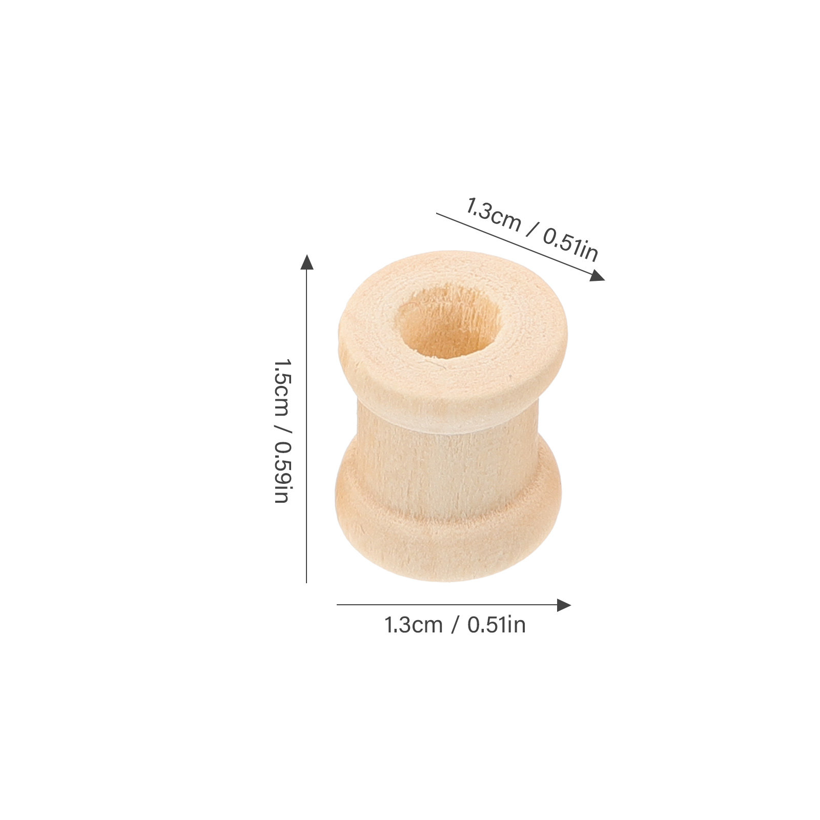 100Pcs Wooden Thread Spools Hi - đánh giá và giá Sewing Roll