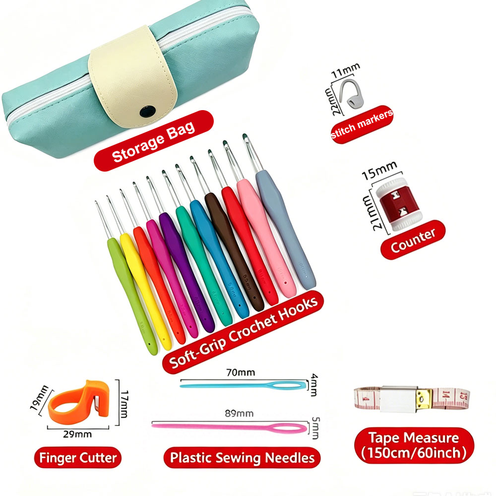 37pcs Crochet Hooks Kits with  - đánh giá và giá Sewing Necessities